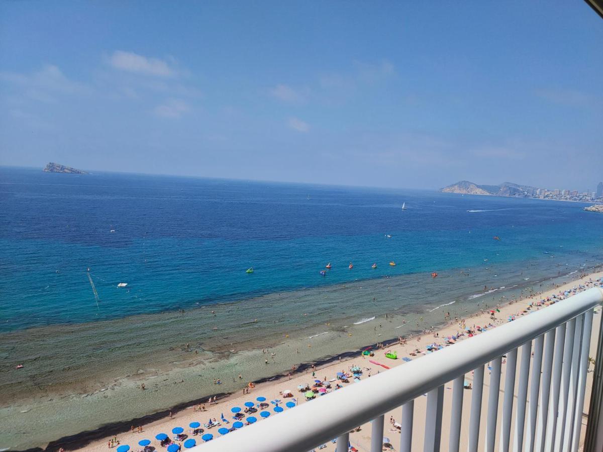 Apartamento Veracruz - Primera Linea De Playa Μπένιντορμ Εξωτερικό φωτογραφία