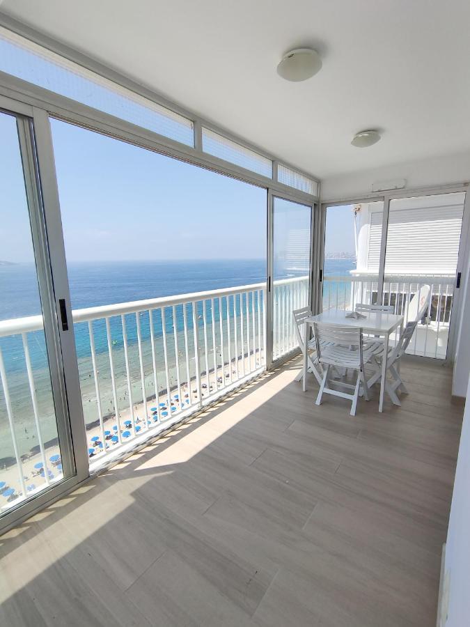 Apartamento Veracruz - Primera Linea De Playa Μπένιντορμ Εξωτερικό φωτογραφία