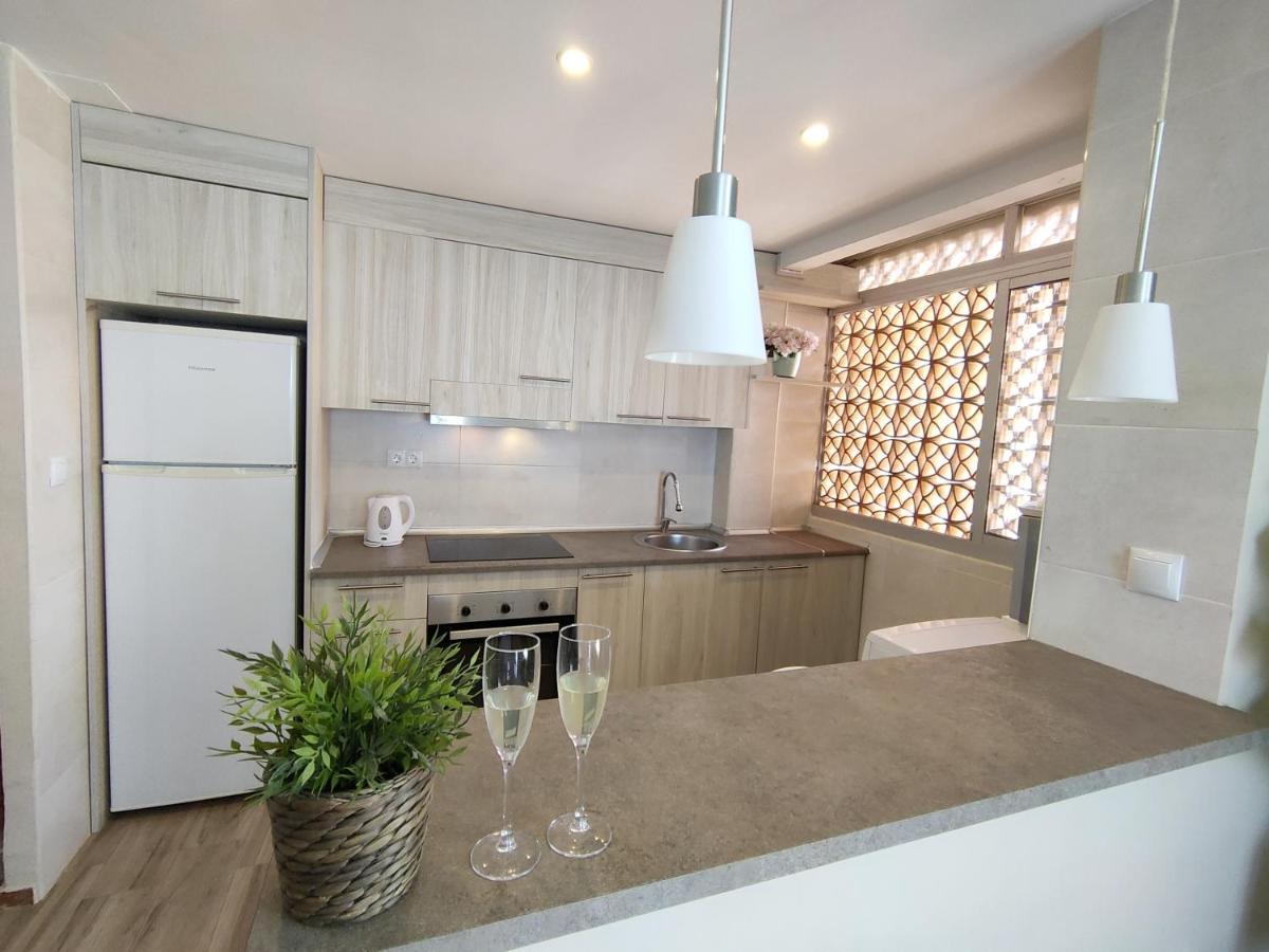 Apartamento Veracruz - Primera Linea De Playa Μπένιντορμ Εξωτερικό φωτογραφία