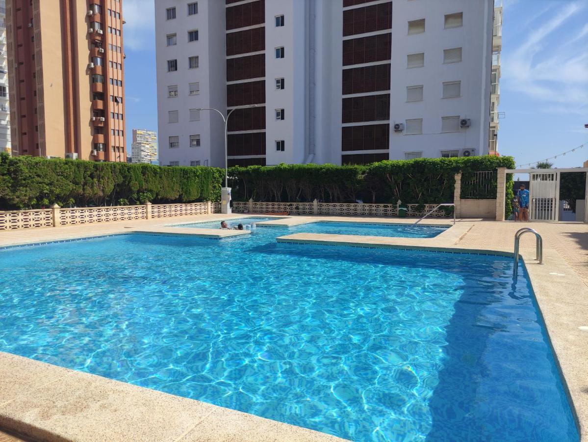 Apartamento Veracruz - Primera Linea De Playa Μπένιντορμ Εξωτερικό φωτογραφία