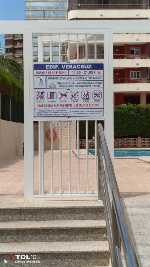 Apartamento Veracruz - Primera Linea De Playa Μπένιντορμ Εξωτερικό φωτογραφία